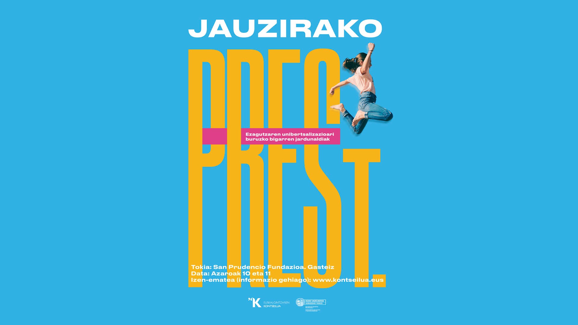 Euskara, jauzirako prest
