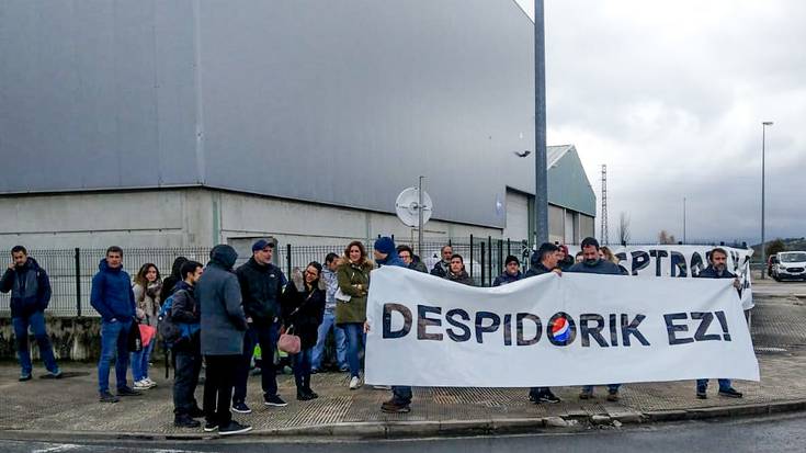 Pepsicoko langileak kaleratzeen aurka