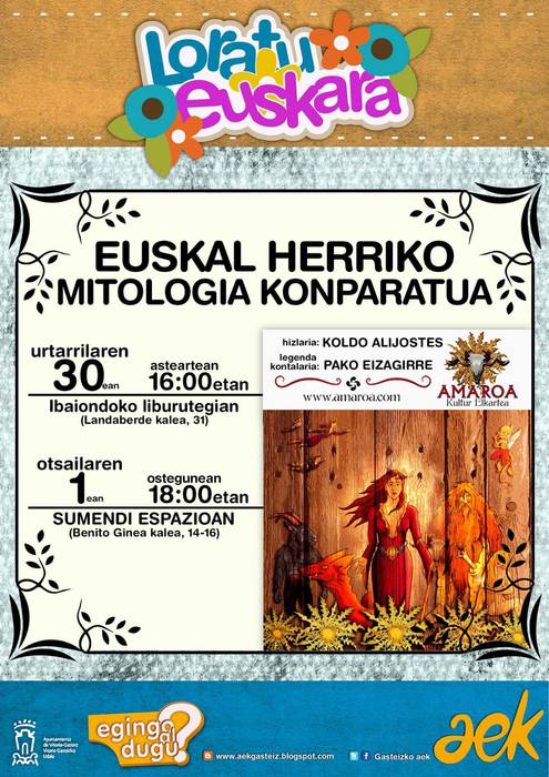 [LORATU EUSKARA] 'Euskal Herriko mitologia konparatua'