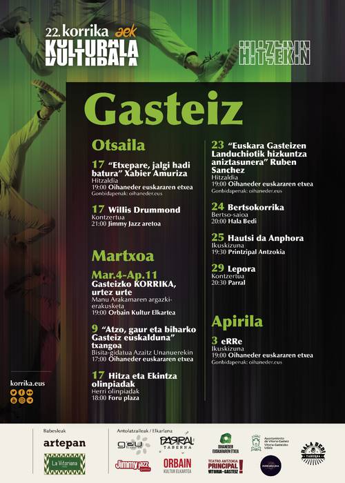 Gasteizko Korrika urtez urte