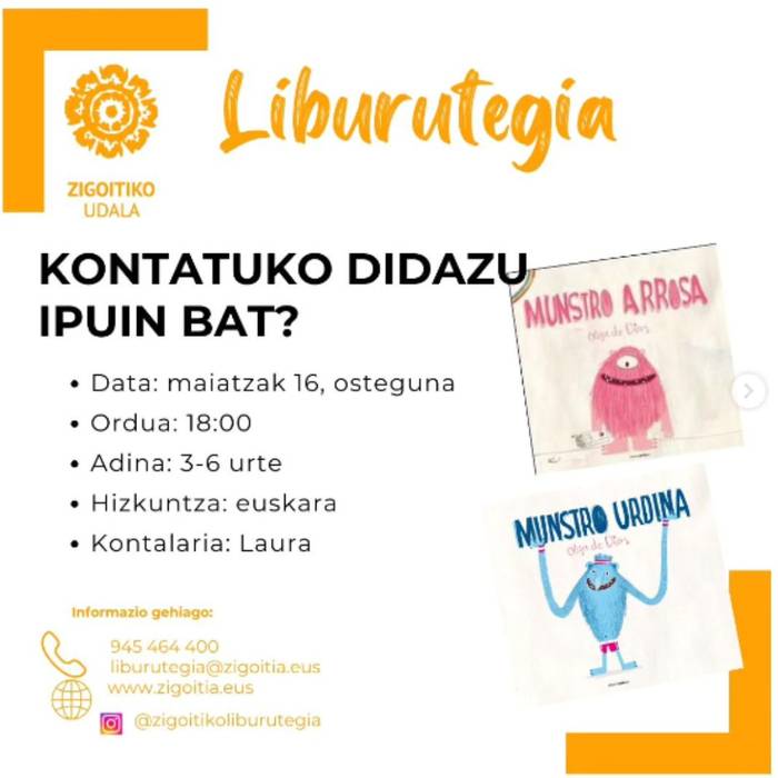 'Monstruo Arrosa' eta 'Monstruo Urdina'