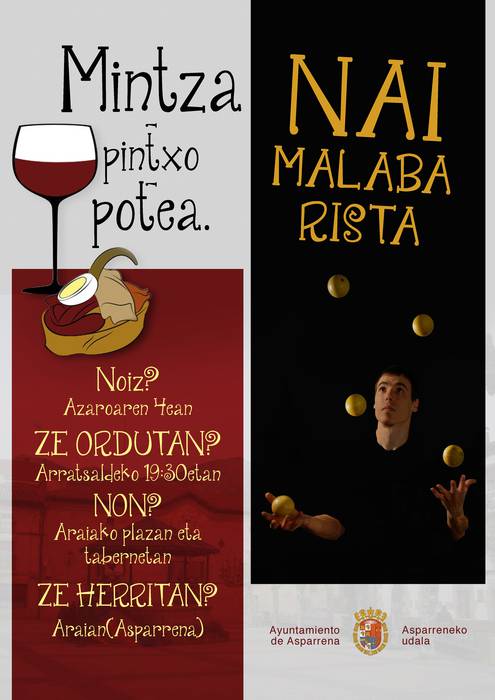 Mintza Pintxo Potea + Nai malabarista