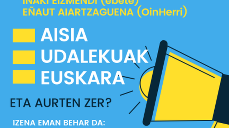 [ON-LINE MAHAINGURUA] Aisia, udalekuak, euskara