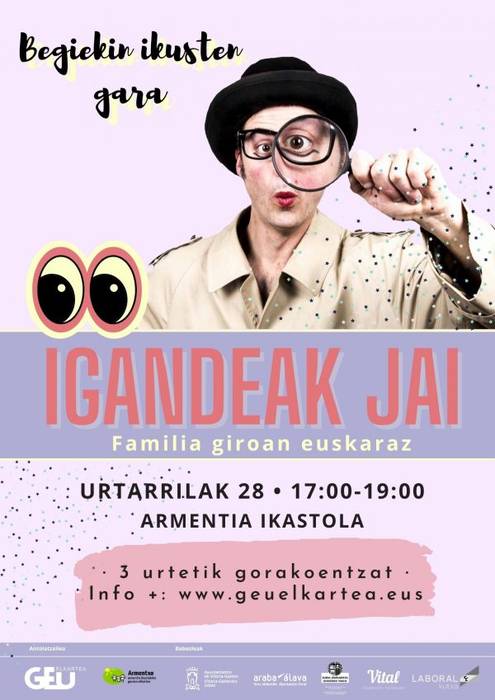 [IGANDEAK JAI] 'Begiekin ikusten gara', Zirku loretsua