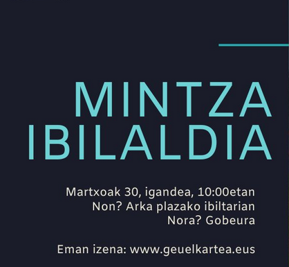 [MINTZA-IBILALDIA] Gobeu