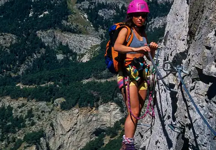 Ferrata bidea + Bide berdea bizikletaz Leitzaranen