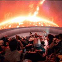 Bizi ezazu eklipsea, 4k 360º planetarioa