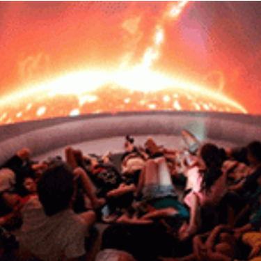 Bizi ezazu eklipsea, 4k 360º planetarioa
