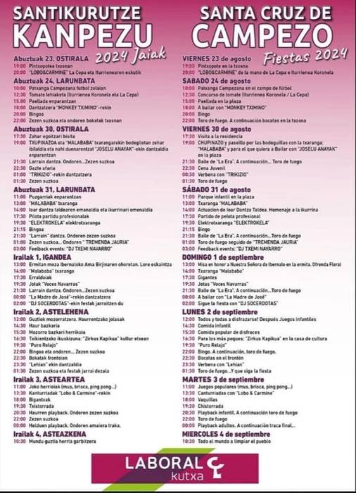 Kanpezuko jaiak, Trikizio