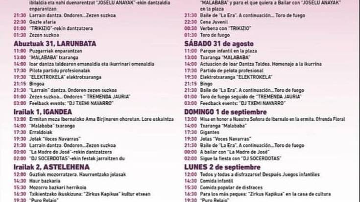 Kanpezuko jaiak, Trikizio