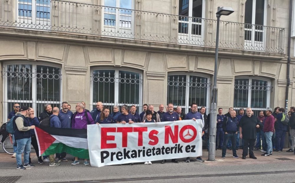 Langileek salatu dute Mercedes diru laguntzak erabiltzen ari dela lana "prekarizatzeko"