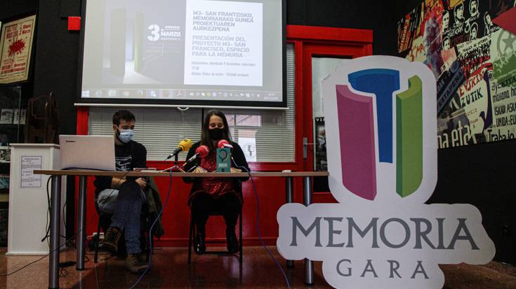 San Frantzisko elizan memoriaren gune bat sortzeko proiektua aurkeztu du Memoria Garak