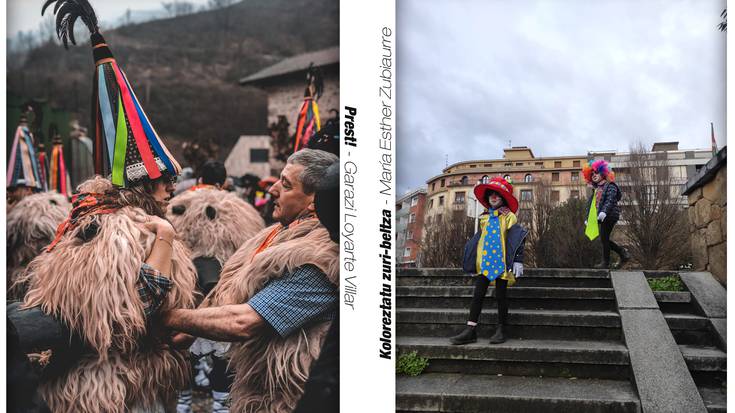 Garazi Loyarte Villar eta Maria Esther Zubiaurre, inauterietako argazki lehiaketaren irabazleak