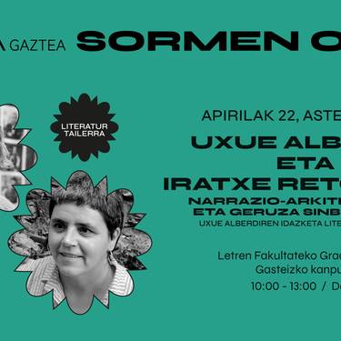 'Uxue Alberdiren unibertso literarioaren barna'