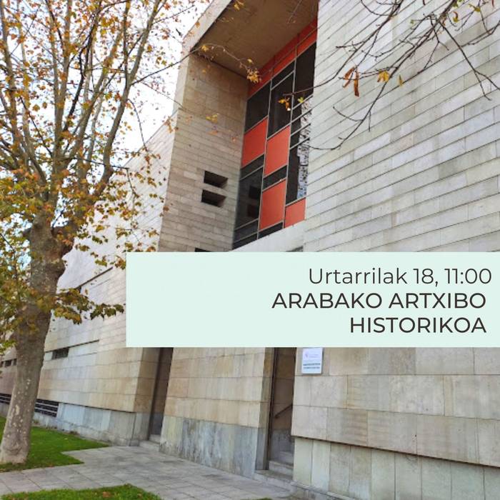 Arabako Artxibora bisita gidatua