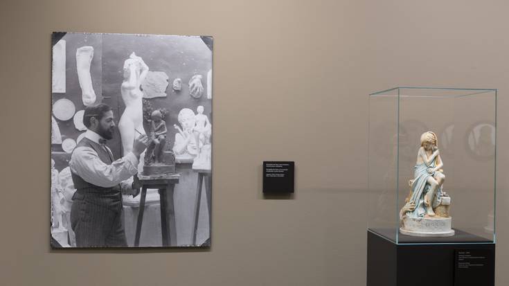 Fernandez de Vianaren eskultura jaso du Arte Ederren Museoak