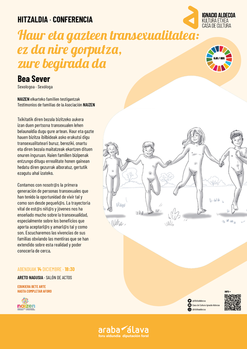 'Haur eta gazteen transexualitatea: ez da nire gorputza, zure begirada da'