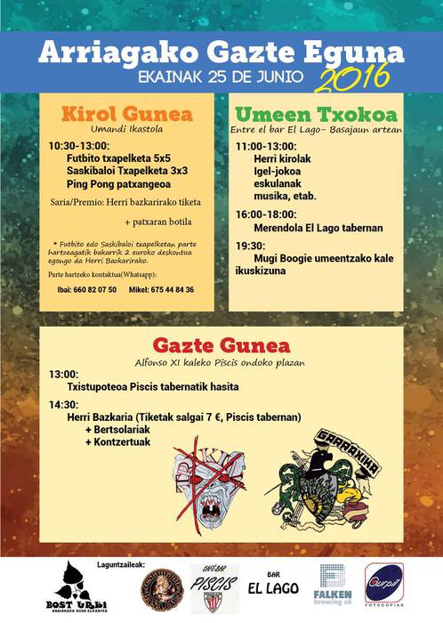 Arriagako Gazte Eguna 2016