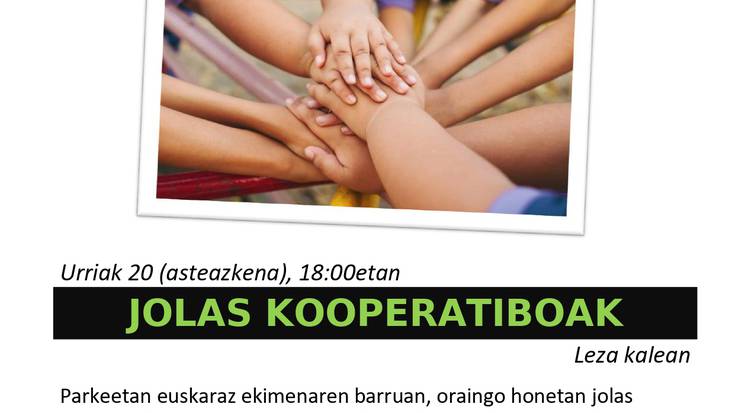 Jolas kooperatiboak