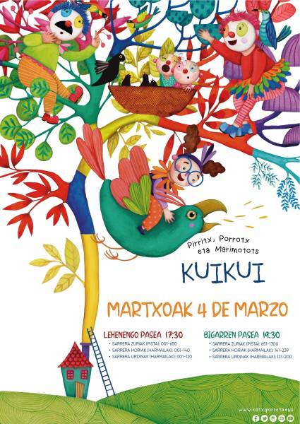 'Kuikui', Pirritx, Porrotx eta Marimotots