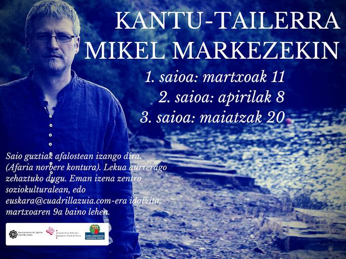 ZIGOITIA: Kantu tailerra Mikel Markezekin