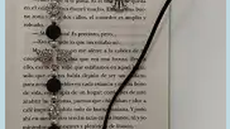 Orri-markatzailea abalorioekin