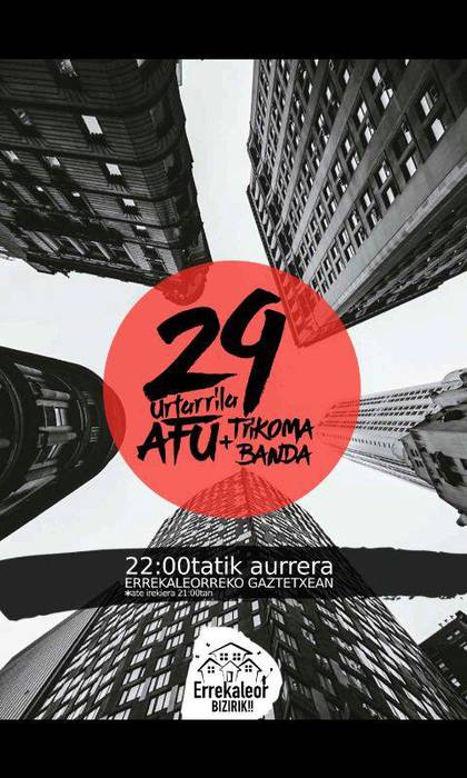 AFU & Trikoma Errekaleorreko Gaztetxean
