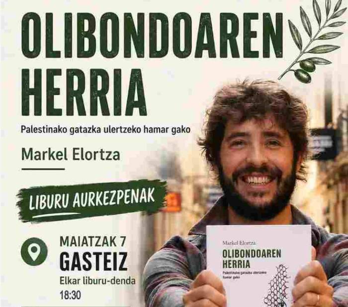 'Olibondoaren herria, Palestinako gatazka ulertzeko hamar gako', Markel Elortza