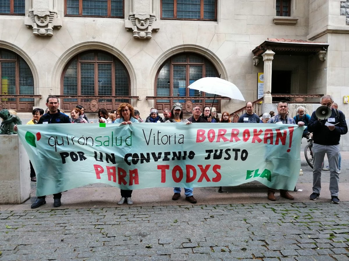 Quiron ospitaleko langileek grebara joko dute irailaren 27tik 29ra