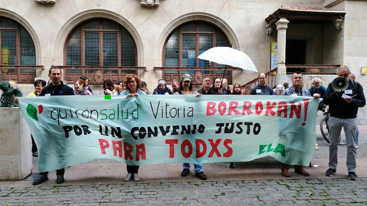 Quiron ospitaleko langileek grebara joko dute irailaren 27tik 29ra