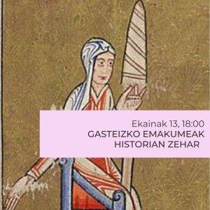 [IBILBIDE GIDATUA] Gasteizko emakumeak historian zehar
