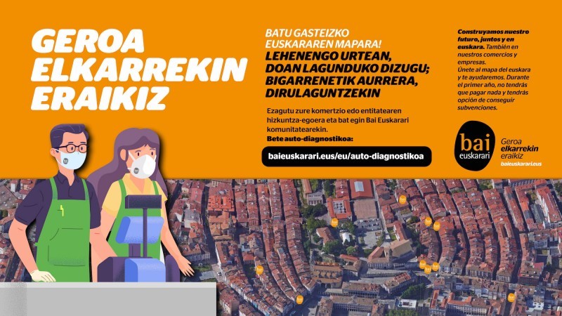Gasteizko Euskararen Maparekin bat egin nahi duzu?