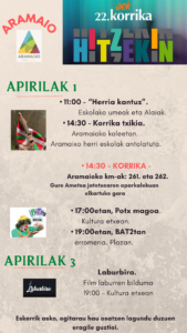 Korrika jaia Aramaion