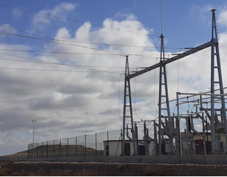 Babesguneetan, linea elektrikoa