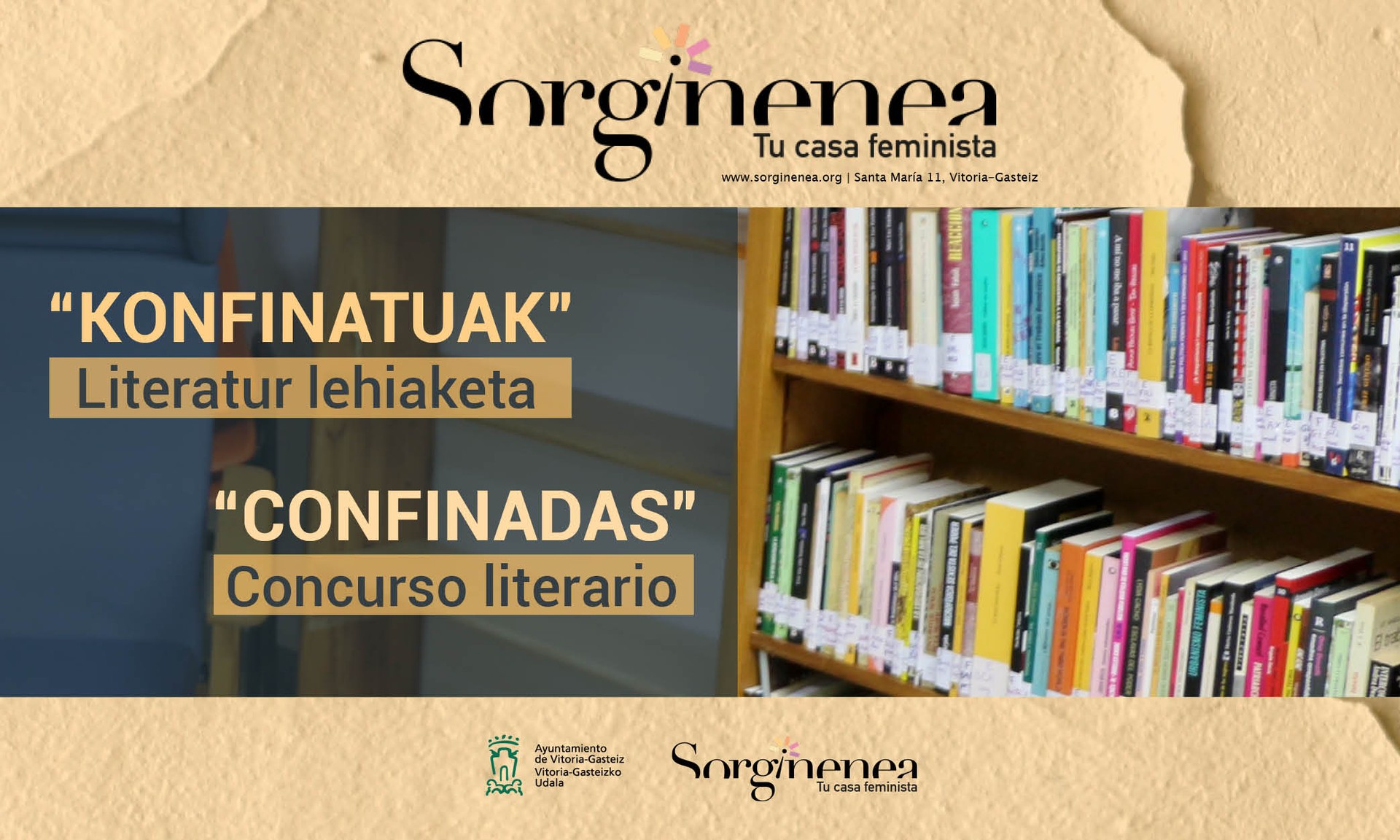 'Konfinatuak' literatura lehiaketa