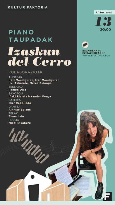 'Piano taupadak', Izaskun del Cerro