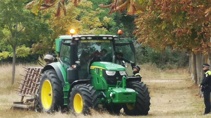 Olarizuko lanak eten ditu lan ikuskaritzak grebalariak ordezkatzeagatik