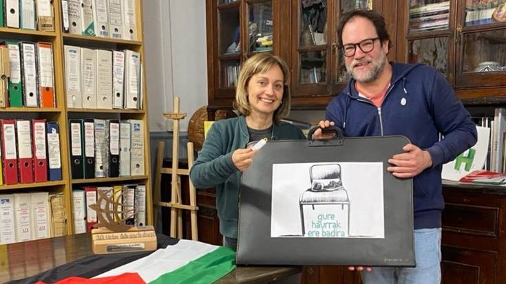 Palestinako umeentzako elkartasun mezuak