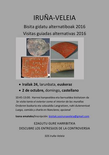 [BISITA GIDATUA] Iruña-Veleia
