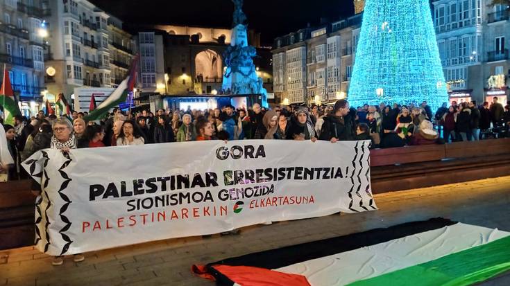 Gasteizek bat egin du Palestinarekiko Elkartasunaren Nazioarteko Egunarekin