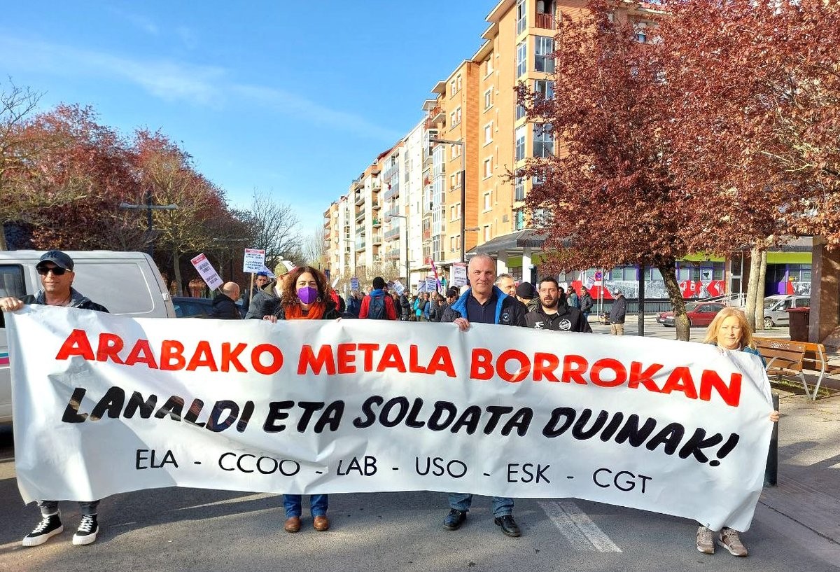 Apirilaren 8an lanuzteak egingo dituzte Arabako metalaren sektorean