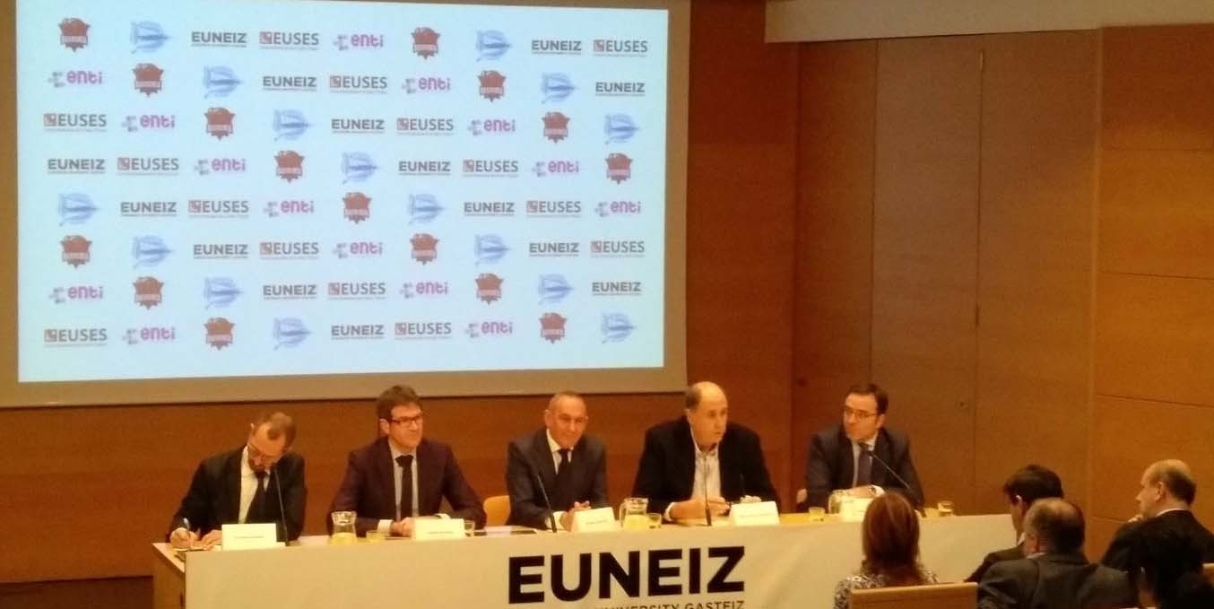 Baskoniak eta erakundeek unibertsitate pribatu berria aurkeztu dute