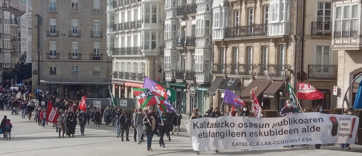 Greba Osakidetzan, osasun publikoaren eta langileen eskubideen alde