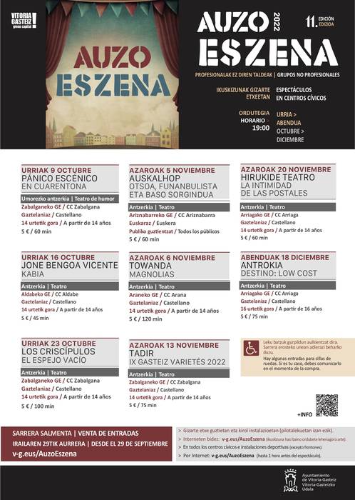 [AUZOESZENA] 'Otsoa, funambulista eta baso sorgindua', Auskalhop taldearen eskutik