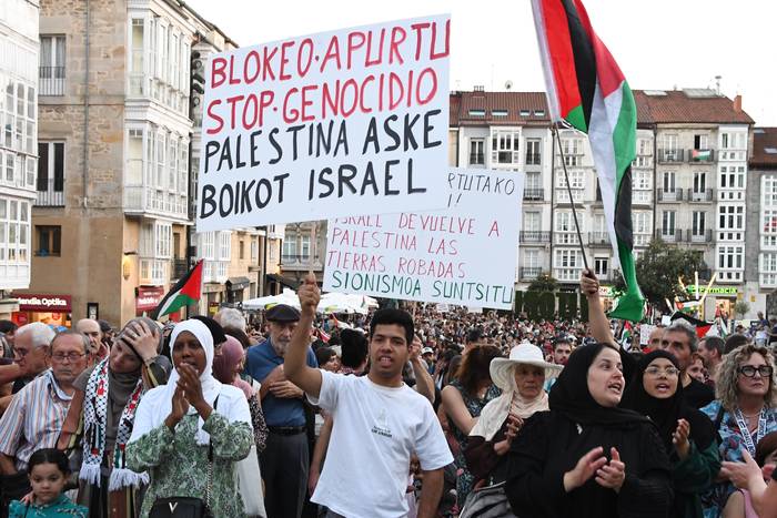 Palestinaren aldeko lanuzteak eta mobilizazioak egingo dira Araba luze zabalean