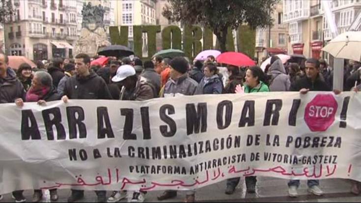 'Oldarraldi arrazista Euskal Herrian eta Aiaraldean. Komunikabideen papera'