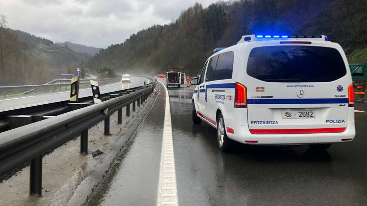 Motor gidari bat hil da N-622 errepidean, Zuian