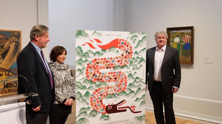 Yolanda Mosquera irudigile amurrioarrak egin du Itzuliko kartela