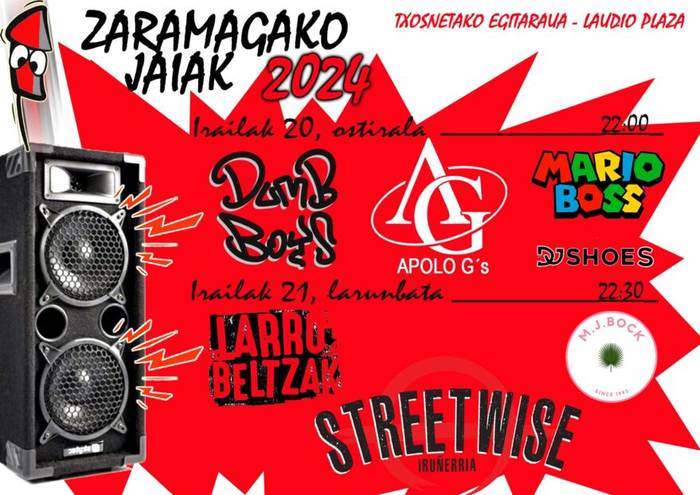 Zaramagako jaiak, Larru Beltzak, Streetwise