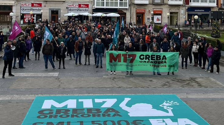 1.500 euroko gutxieneko soldata zerumugan